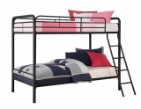 Twin Over Twin Metal Bunk Bed MB015
